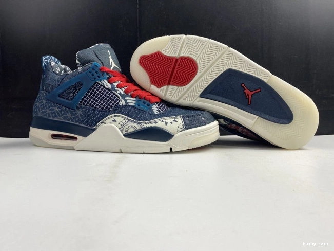 Cheap Husky Air SE 4 CW0898-400 Retro Jordan Sashiko 0720